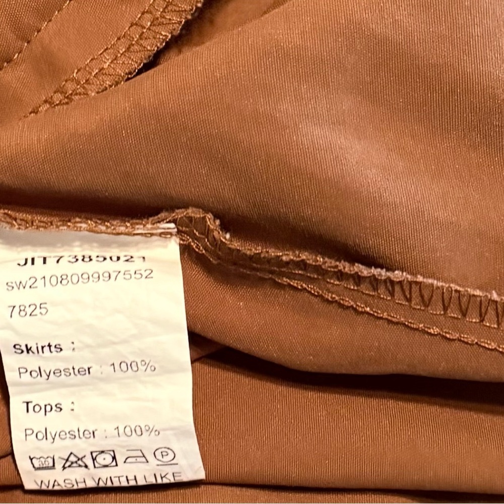 Shein Curve Size 1xl Casual Brown Women's Skirt - Picture 11 of 12